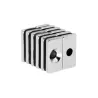 N35 - aimant néodyme - bloc puissant - avec trou 4mm - 20 * 10 * 3mm - 5 - 100 pièces