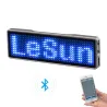 Digital LED badge - insignia - programmable - scrolling message board - Bluetooth