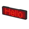 Digital LED badge - insignia - programmable - scrolling message board - Bluetooth