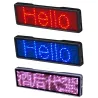Digital LED badge - insignia - programmable - scrolling message board - Bluetooth