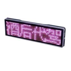 Digital LED badge - insignia - programmabile - scheda messaggi scorrevoli - Bluetooth