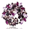 Crystal kukat - brooch
