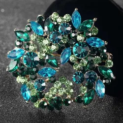 Fiori di cristallo - spilla