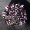Fleurs de cristal - broche