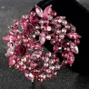 Fleurs de cristal - broche