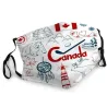 Protective mouth / face mask - with 2 PM2.5 filters - reusable - Canada