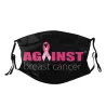 PM.25 - masque de protection visage / bouche - réutilisable - soutien au cancer du sein