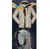ChaquetasUSB - calentada chaqueta térmica con capucha / cremalleras - impermeable