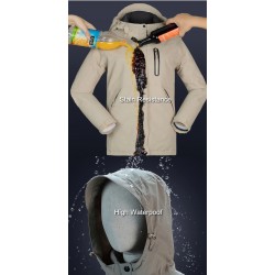 USB - veste thermique chauffée avec capuche / fermeture à glissière - étanche