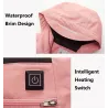 ChaquetasUSB - calentada chaqueta térmica con capucha / cremalleras - impermeable