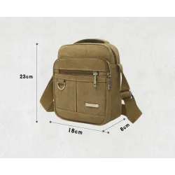 Mała torebka na ramię / crossbody - płótnoTorebki