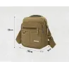Épaulière / crossbody petit sac - toile