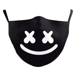 Mund- / Gesichtsschutzmaske - PM2.5 Filter - wiederverwendbar - Musik DJ