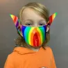 Bocca protettiva / maschera viso per bambini - riutilizzabile - orecchie elfo