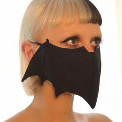 Máscara protetora de boca / rosto - reutilizável - lavável - estilo de morcego