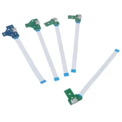 Playstation PS4 controller - USB laddning port socketboard med flex band kabel