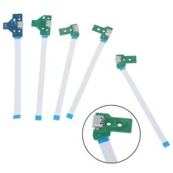 Playstation PS4 controller - USB laddning port socketboard med flex band kabel
