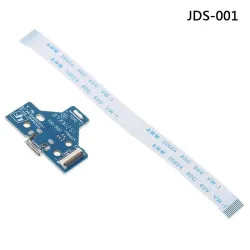 Playstation PS4 controller - USB laddning port socketboard med flex band kabel