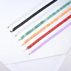 Chaîne multifonction - porte pour lunettes / masques visage - lanyard décoratif