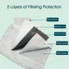 Mouth / maschera protettiva viso - PM.25 filtri - riutilizzabili - Bandiere del mondo
