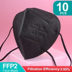 FFP2 - KN95 - PM2.5 - masque antibactérien de protection / visage - 5 couches - réutilisable - 10 / 20 / 50 / 100 pièces