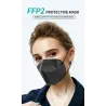 FFP2 - KN95 - PM2.5 - masque antibactérien de protection / visage - 5 couches - réutilisable - 10 / 50 / 100 pièces