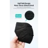 FFP2 - KN95 - PM2.5 - masque antibactérien de protection / visage - 5 couches - réutilisable - 10 / 50 / 100 pièces