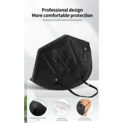 FFP2 - KN95 - PM2.5 - masque antibactérien de protection / visage - 5 couches - réutilisable - 10 / 50 / 100 pièces