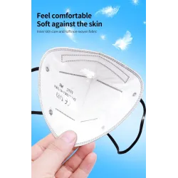 FFP2 - KN95 - PM2.5 - masque antibactérien de protection / visage - 5 couches - réutilisable - 10 / 50 / 100 pièces