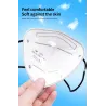 FFP2 - KN95 - PM2.5 - masque antibactérien de protection / visage - 5 couches - réutilisable - 10 / 50 / 100 pièces