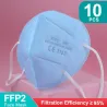 FFP2 - KN95 - PM2.5 - masque antibactérien de protection / visage - 5 couches - réutilisable - 10 / 50 / 100 pièces