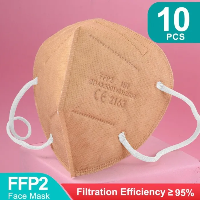 FFP2 - KN95 - PM2.5 - masque antibactérien de protection / visage - 5 couches - réutilisable - 10 / 50 / 100 pièces