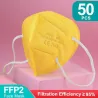 FFP2 - KN95 - PM2.5 - bocca protettiva antibatterica / maschera viso - 5-strato - riutilizzabile - 10 / 50 / 100 pezzi