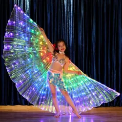 LED fjärilsvingar - show dance / costume party / maskerad / halloween