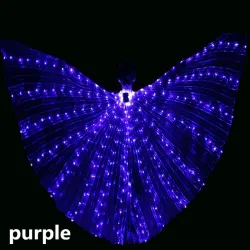 Ailes papillon LED - show danse / soirée costume / mascarade / halloween