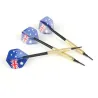 Nationella flaggdart - mjuka plasttips - 12 bitar
