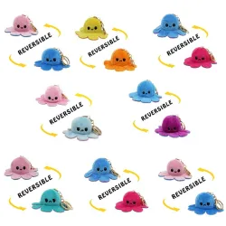 Reversible octopus - keychain