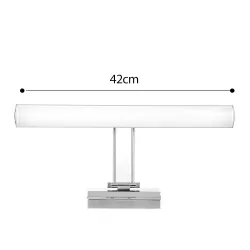 Modern - LED spegel ljus - vägglampa - rostfritt stål - vattentät - 12W - AC 90-265V - 42cm