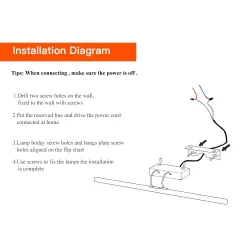 ApliquesCuarto de baño - luz del espejo LED - lámpara impermeable - 8W - 12W - AC 90-260V - 40cm - 55cm