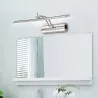 Salle de bain moderne miroir lumière avec interrupteur - lampe LED - acier inoxydable - étanche - 220V - 7W - 9W
