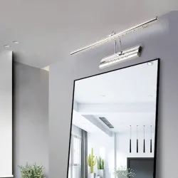 Moderni kylpyhuoneen peilivalo kytkintä - LED-lamppu - ruostumaton teräs - vedenpitävä - 220V - 7W - 9W