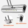 Nowoczesne oświetlenie lustra łazienkowego z włącznikiem - lampa LED - stal nierdzewna - wodoodporne - 220V - 7W - 9WKinkiety