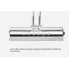 Modern bathroom mirror light with switch - LED lamp - stainless steel - waterproof - 220V - 7W - 9W