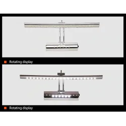 Modern bathroom mirror light with switch - LED lamp - stainless steel - waterproof - 220V - 7W - 9W