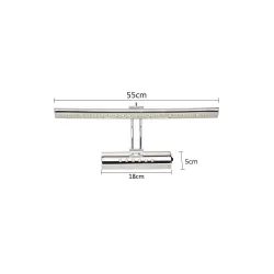 Modern bathroom mirror light with switch - LED lamp - stainless steel - waterproof - 220V - 7W - 9W