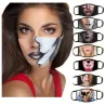 Mouth / maschera protettiva viso - riutilizzabile - cotone - stampata faccia - 1 - 7 pezzi