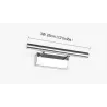 3W - 5W - 7W - LED väggljus - rostfritt stål lampa med switch - 25 cm - 40 cm - 55 cm