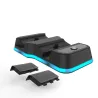 Podwójna stacja ładująca do kontrolera bezprzewodowego XBOX Serie X - 2 * 600 mAh baterie - kabelKontroler