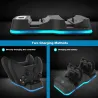 Dual slot ladestation til XBOX Serie X trådløs controller - 2 * 600mAh genopladelige batterier - kabel