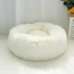 Comodo lettino morbido per cani / gatti - cuscino rotondo